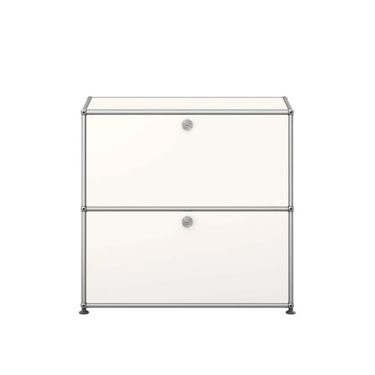 USM Small Closed Unit | White Lacquer Panels