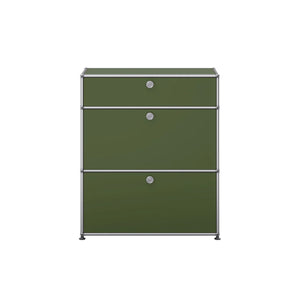 USM Small Dresser | Olive Green Lacquer Panels