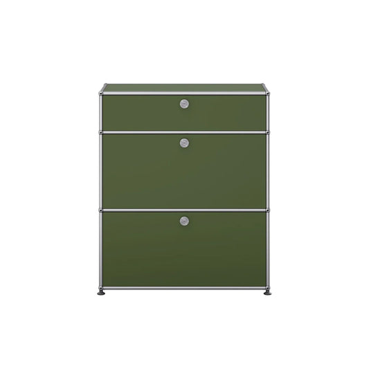 USM Small Dresser | Olive Green Lacquer Panels
