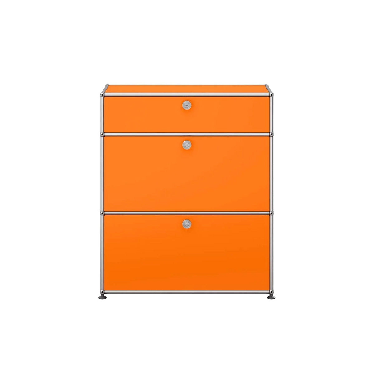 USM Small Dresser | Orange Lacquer Panels