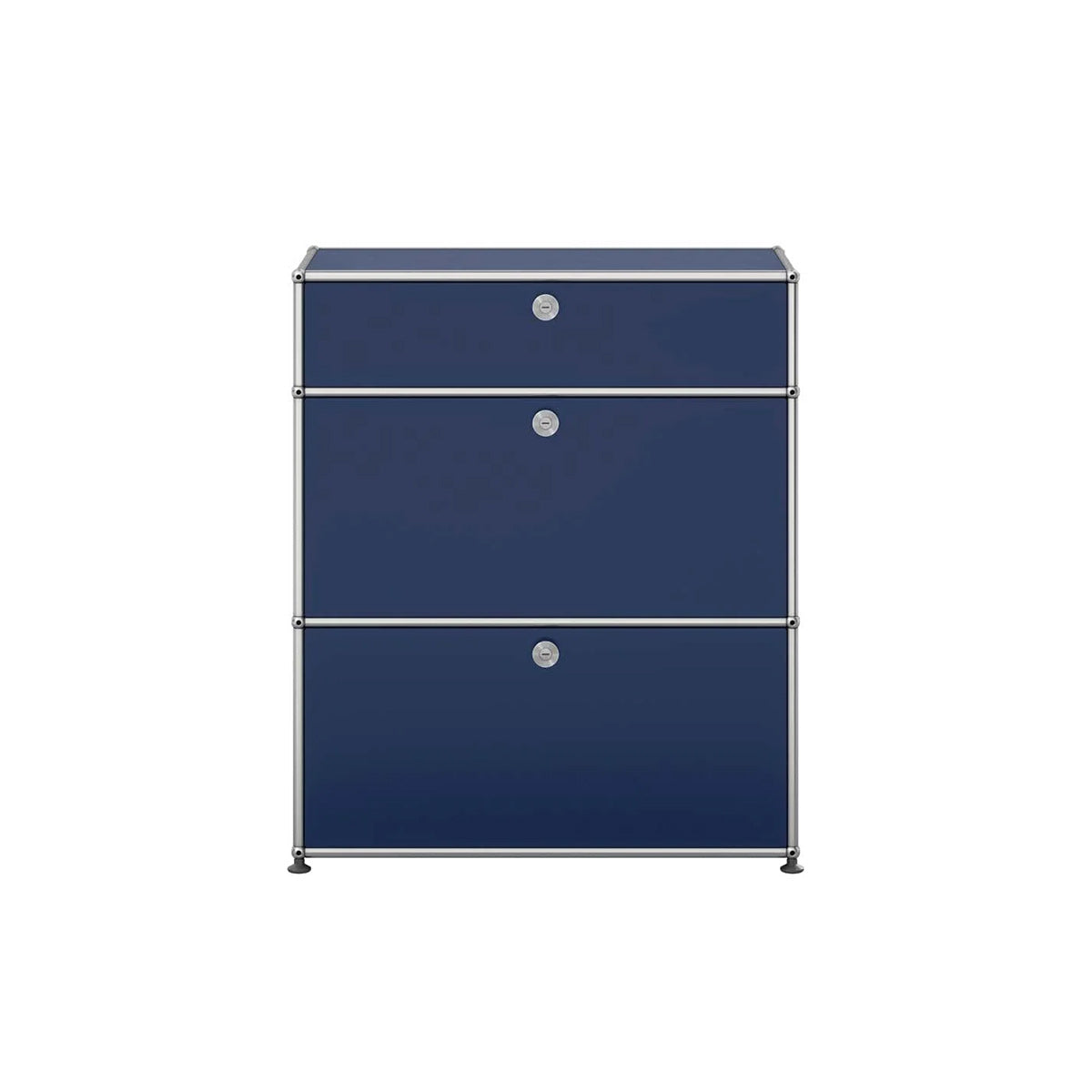 USM Small Dresser | Steel Blue Lacquer Panels