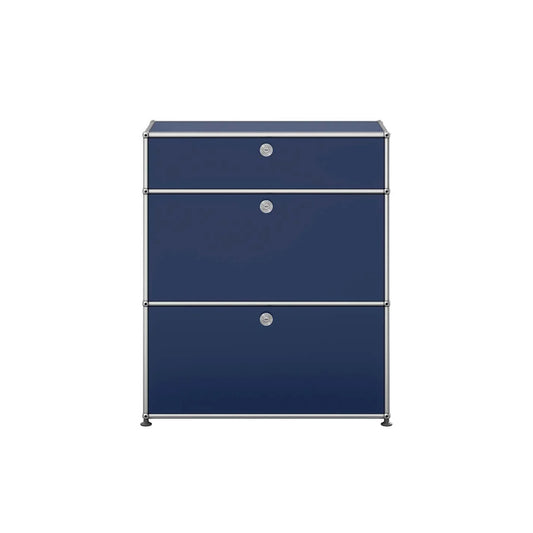 USM Small Dresser | Steel Blue Lacquer Panels