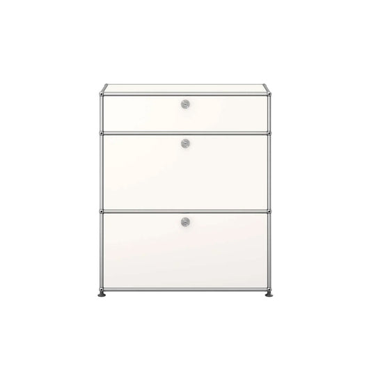 USM Small Dresser | White Lacquer Panels