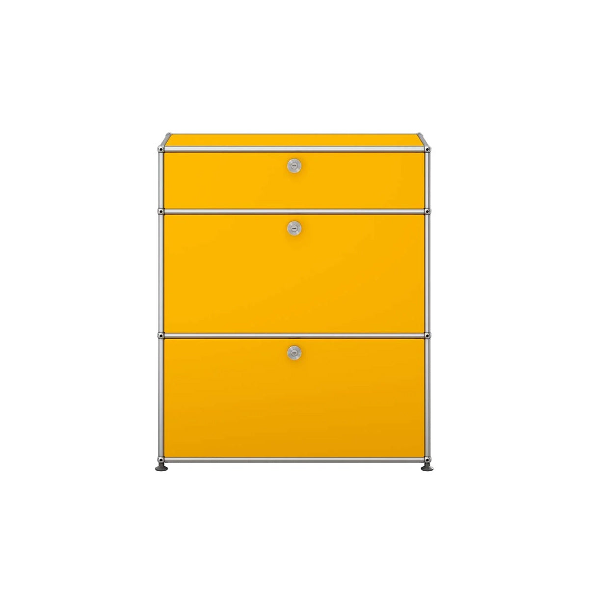USM Small Dresser | Golden Yellow Lacquer Panels