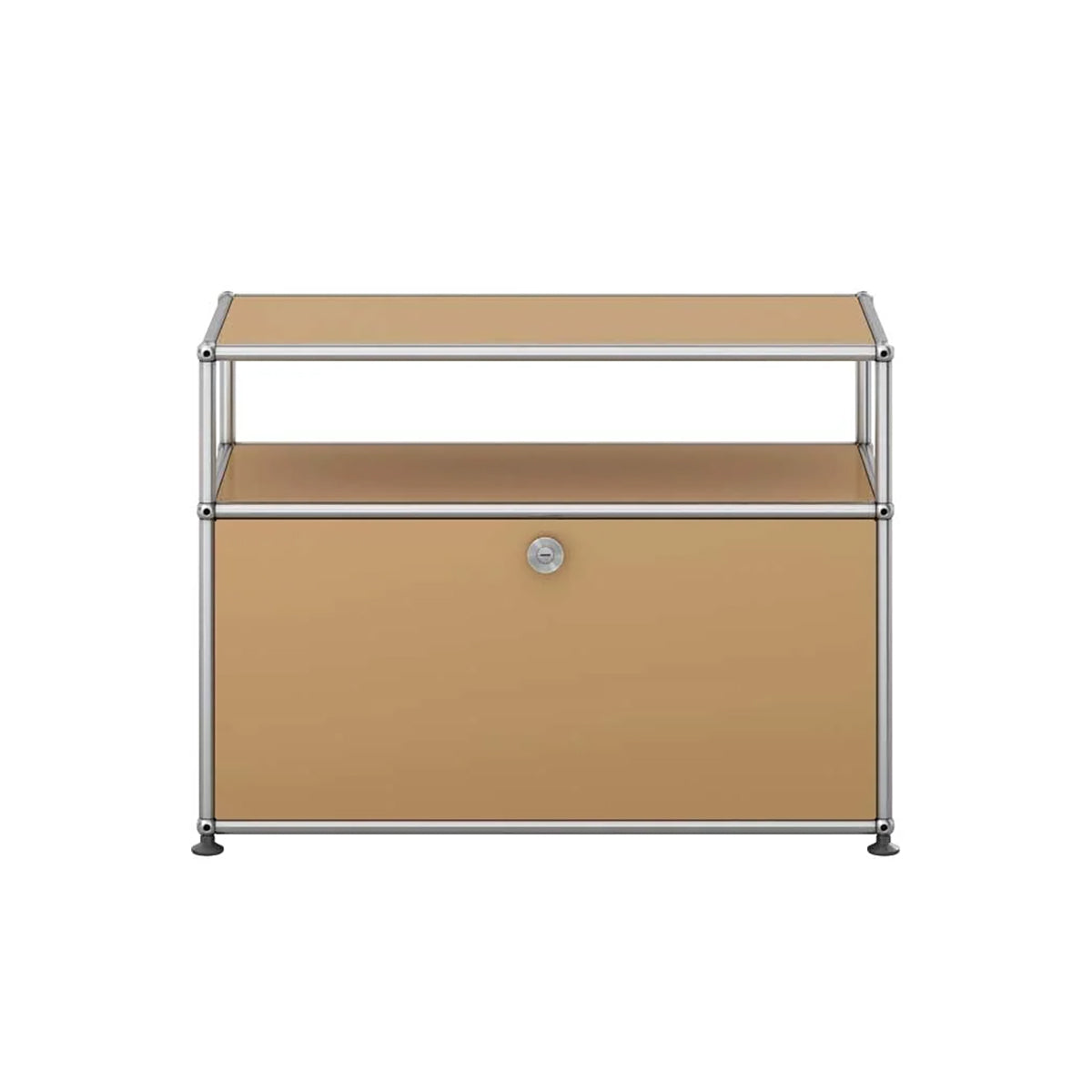 USM Small TV Unit | Beige Lacquer Panels