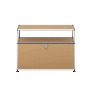 USM Small TV Unit | Beige Lacquer Panels