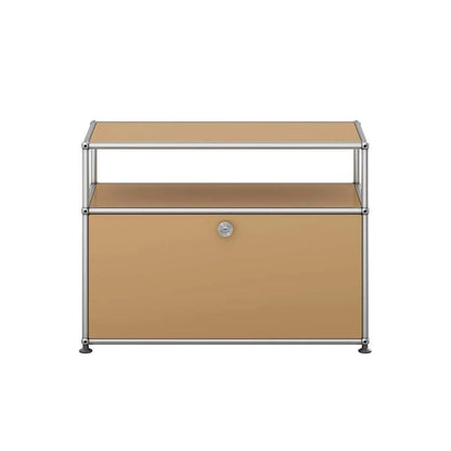 USM Small TV Unit | Beige Lacquer Panels