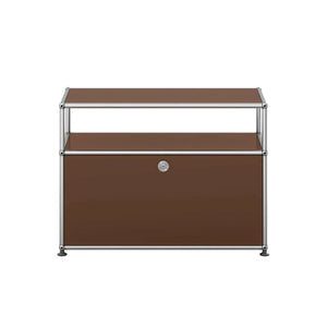 USM Small TV Unit | Brown Lacquer Panels