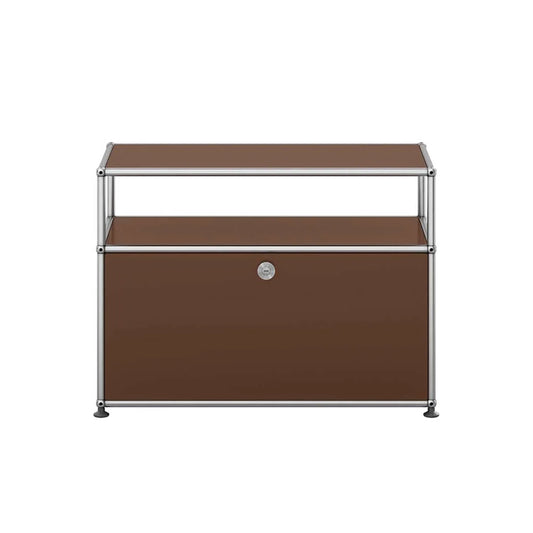USM Small TV Unit | Brown Lacquer Panels