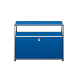 USM Small TV Unit | Gentian Blue Lacquer Panels