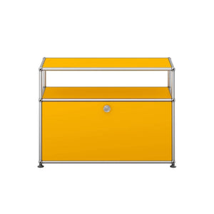 USM Small TV Unit | Golden Yellow Lacquer Panels