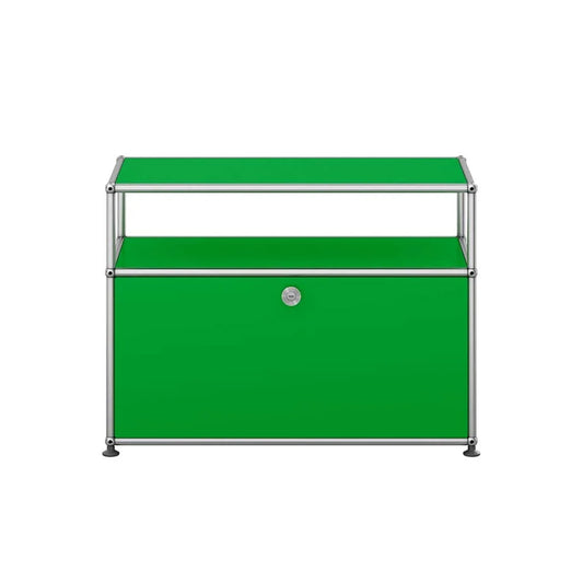 USM Small TV Unit | Green Lacquer Panels