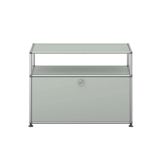 USM Small TV Unit | Light Grey Lacquer Panels