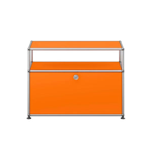 USM Small TV Unit | Orange Lacquer Panels
