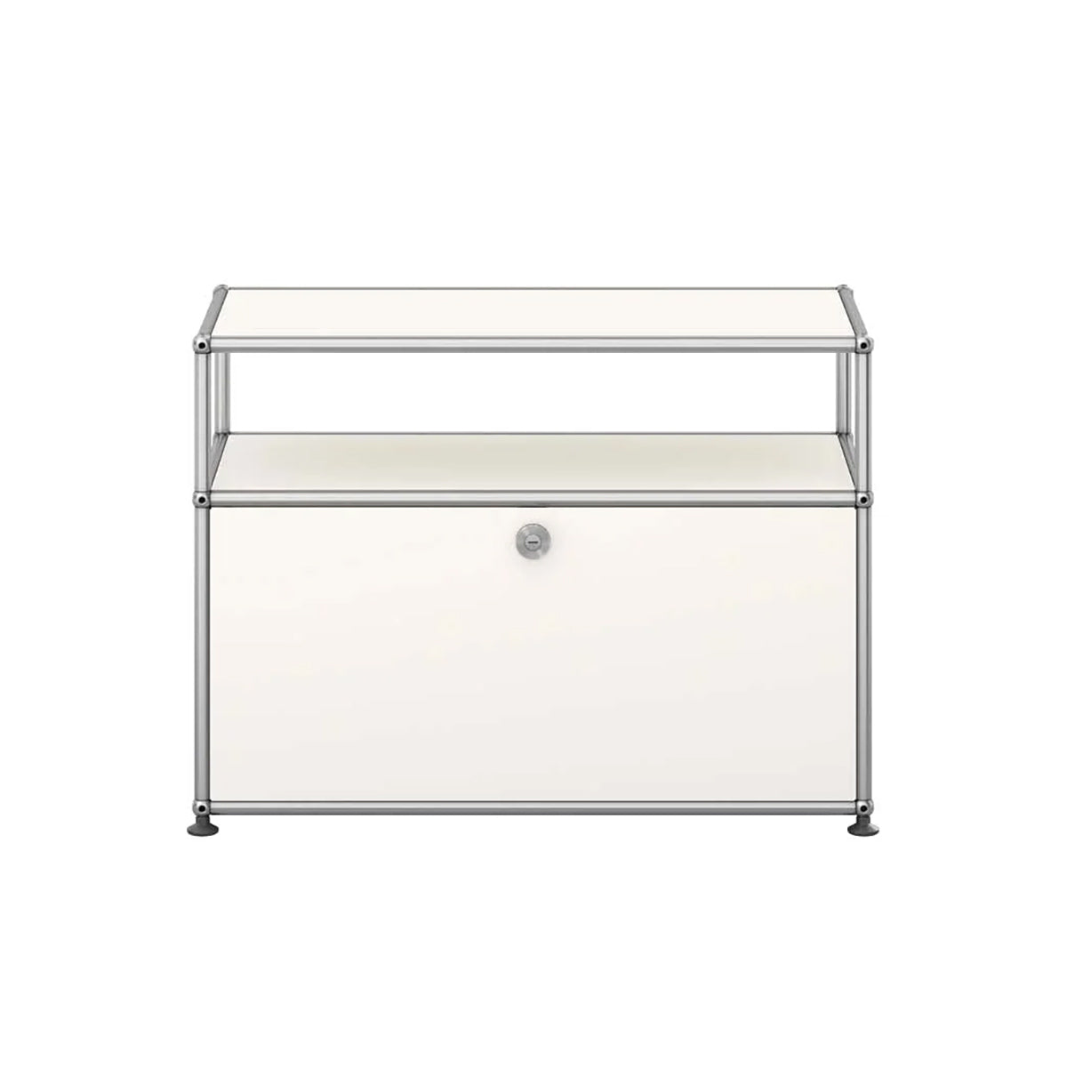 USM Small TV Unit | White Lacquer Panels