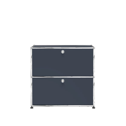 USM Small Closed Unit | Anthracite Lacquer Panels