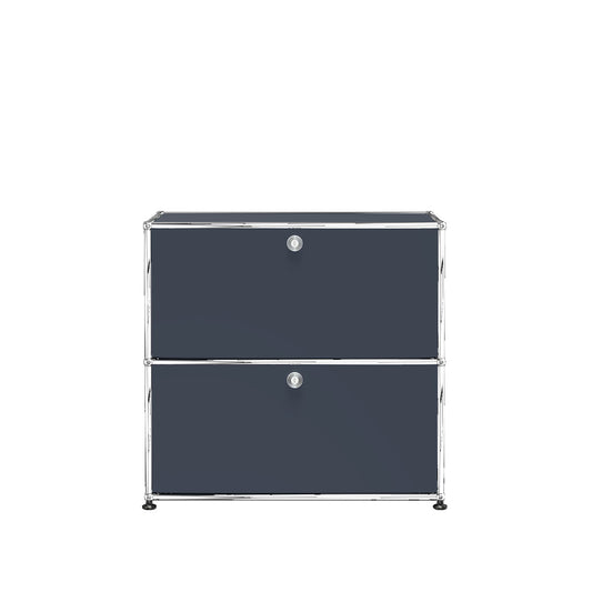USM Small Closed Unit | Anthracite Lacquer Panels