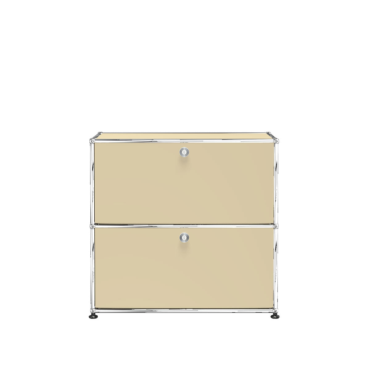 USM Small Closed Unit | Beige Lacquer Panels