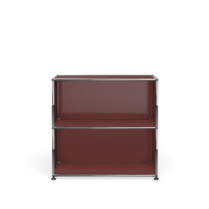 USM Small Open Unit | Ruby Red Lacquer Panels