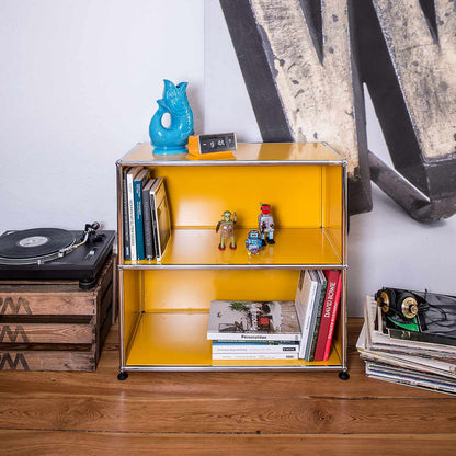 USM Small Open Unit | Golden Yellow Lacquer Panels