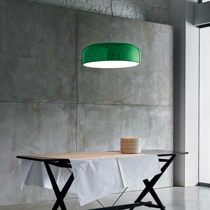 Smithfield Pendant Lamp | Gloss Green Aluminium