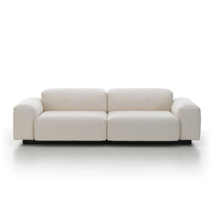 Soft 2 Seat Sofa Low Arms | Credo 01 Cream Fabric