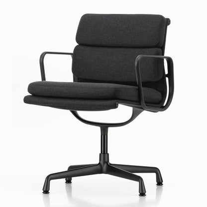 Soft Pad EA 208 Swivel Chair | Cosy 11 Merino Black Wool Upholstery