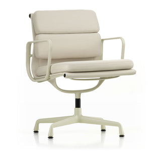 Soft Pad EA 208 Swivel Chair | Leather Snow 72 and Plano White 88