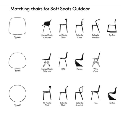 Soft Seats Outdoor Cushion | Grey 61 Simmons Fabric