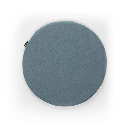 Soft Seats Outdoor Cushion | White and Steel Blue 53 Simmons Fabric
