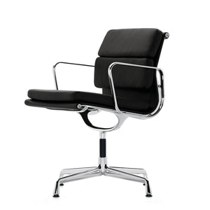 Soft Pad EA 208 Swivel Chair | Leather Nero 66 and Plano Nero 66