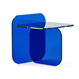 Sol Side Table | Royal Blue Crystal Glass