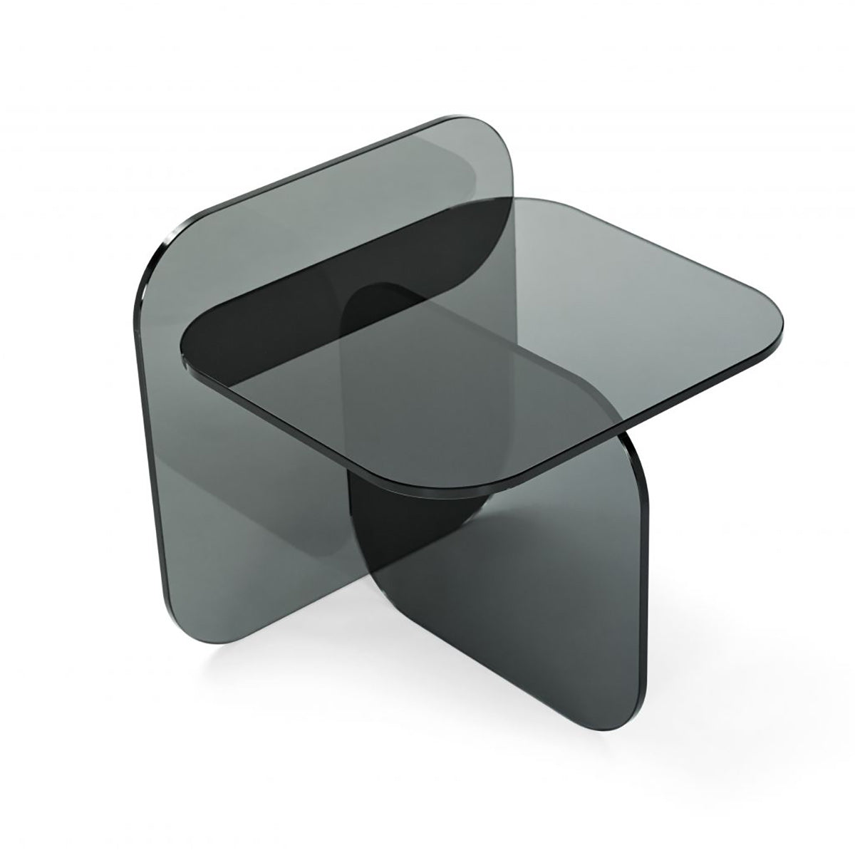 Sol Side Table | Grey Parsol Glass