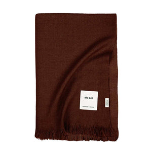 Solid Throw 140 x 170cm | Brown