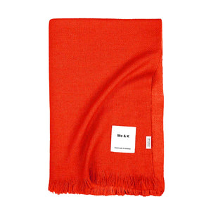 Solid Throw 140 x 170cm | Burnt Orange