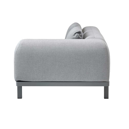 Space 2 Seat Sofa with Arm | Light Grey Air Touch Fabric