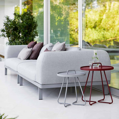 Space 2 Seat Sofa with Arm | Light Grey Air Touch Fabric