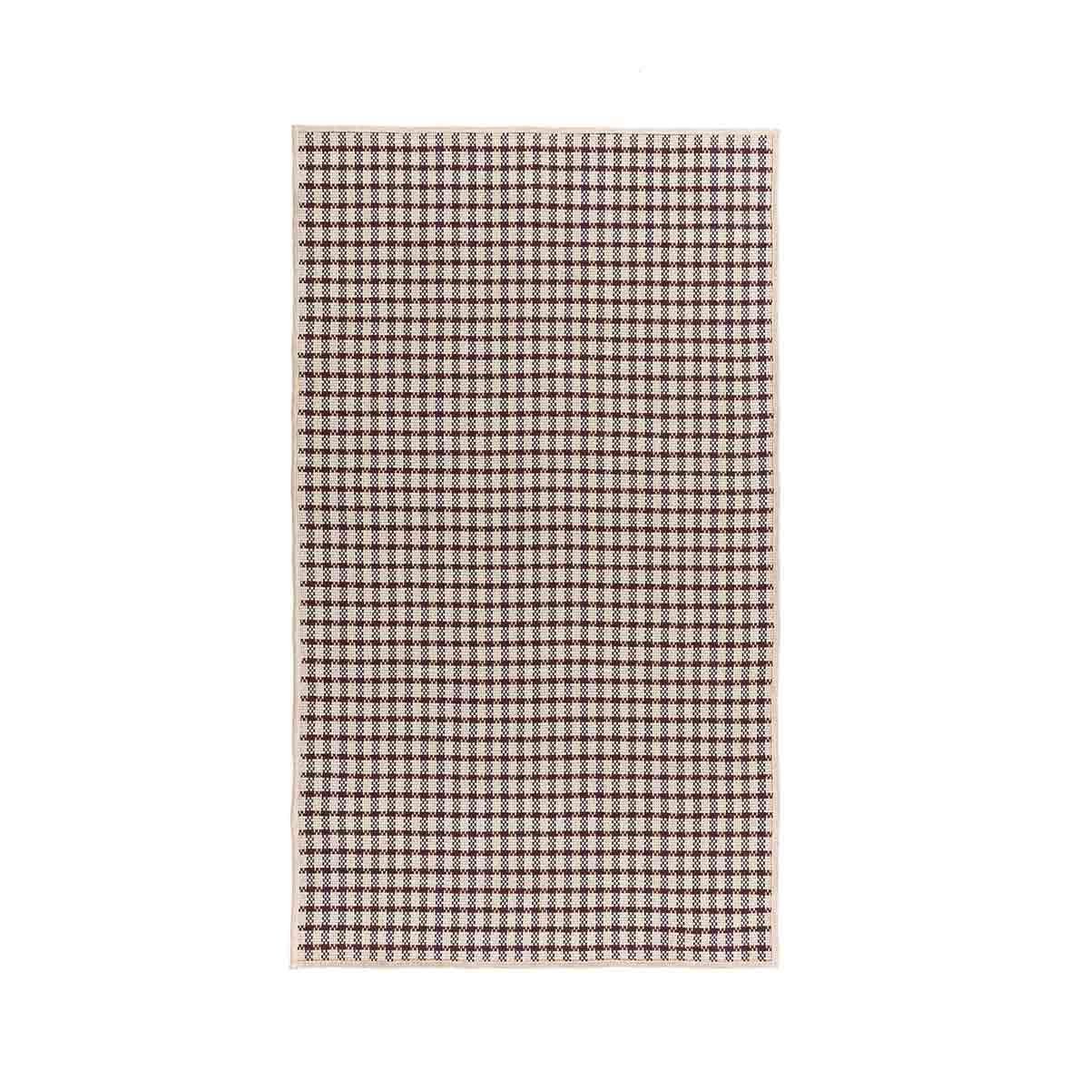 Spider Outdoor Rug | Blue Bordeaux Beige Tartan