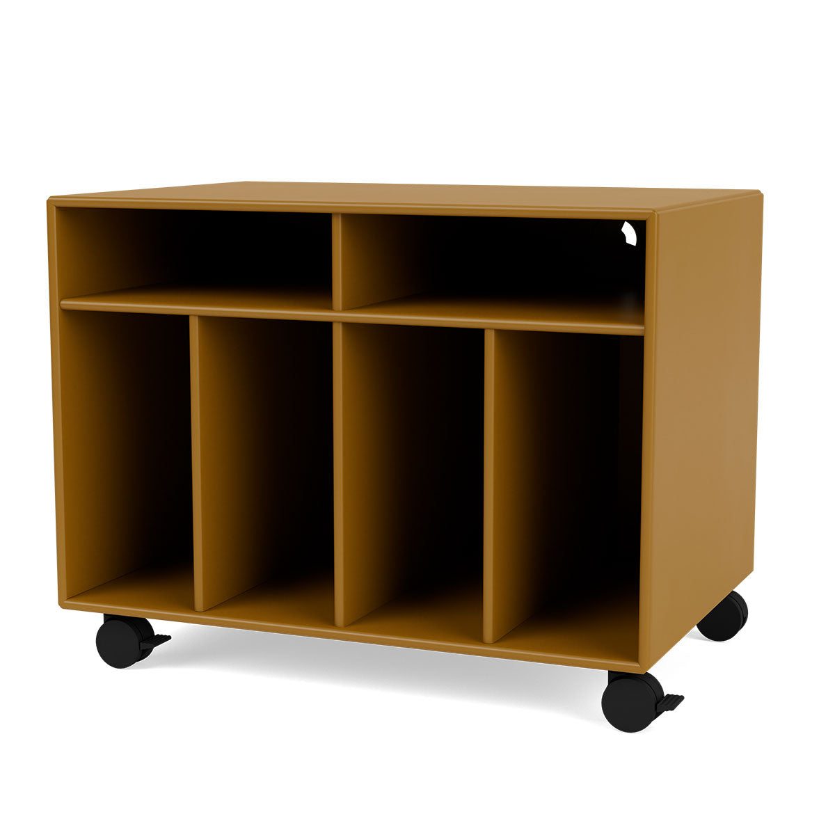 Spin I Vinyl Storage Unit | Amber Lacquer