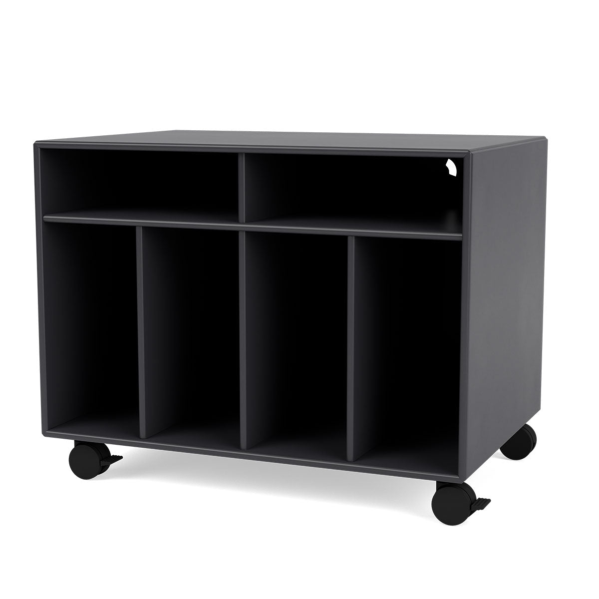 Spin I Vinyl Storage Unit | Anthracite Lacquer