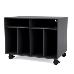 Spin I Vinyl Storage Unit | Anthracite Lacquer