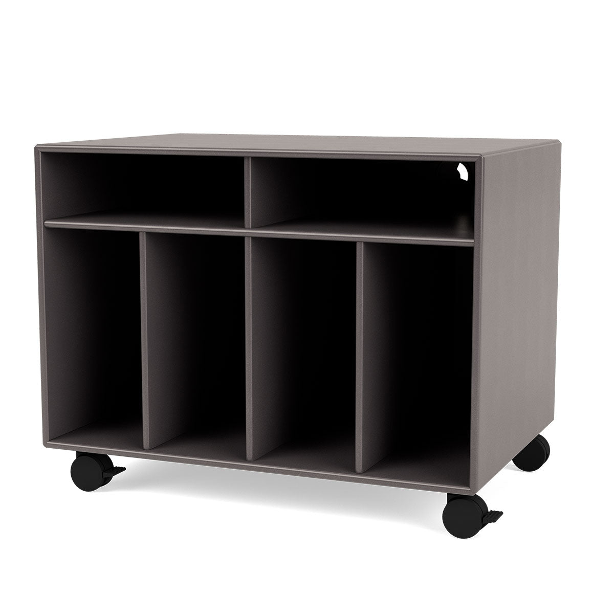 Spin I Vinyl Storage Unit | Coffee Lacquer
