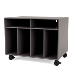 Spin I Vinyl Storage Unit | Coffee Lacquer