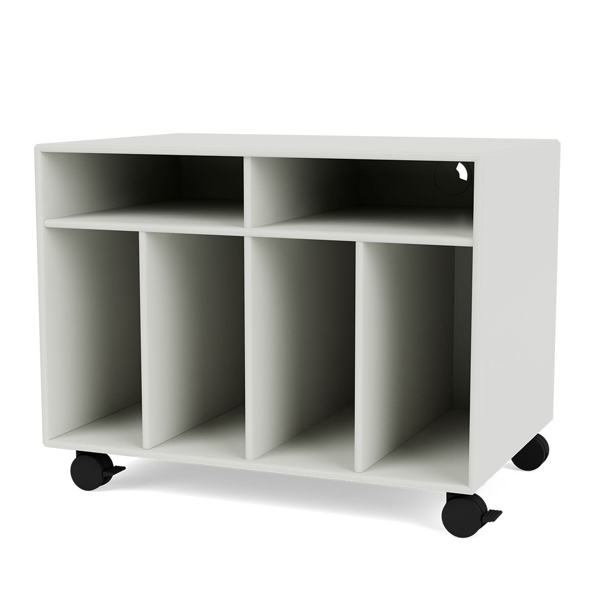 Spin I Vinyl Storage Unit | Nordic Grey Lacquer