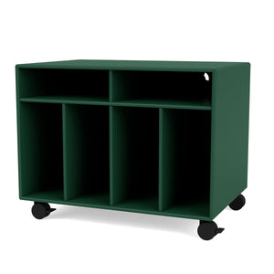 Spin I Vinyl Storage Unit | Pine Lacquer