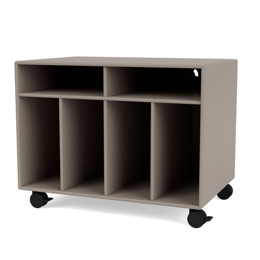 Spin I Vinyl Storage Unit | Truffle Lacquer