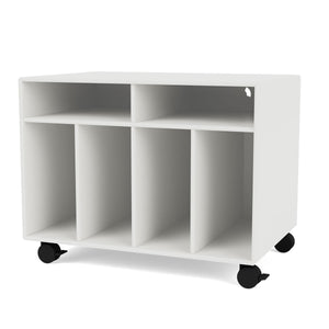 Spin I Vinyl Storage Unit | White Lacquer