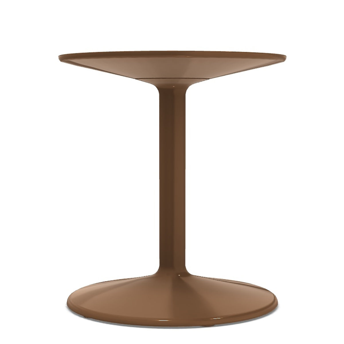 Spool Side Table | Tobacco Glossy Lacquer