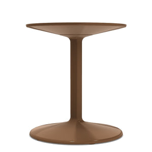Spool Side Table | Tobacco Glossy Lacquer