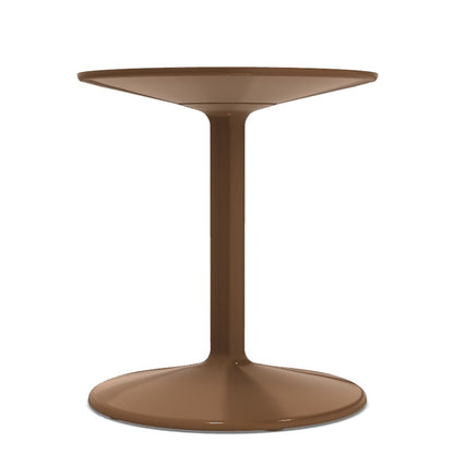 Spool Side Table | Tobacco Glossy Lacquer